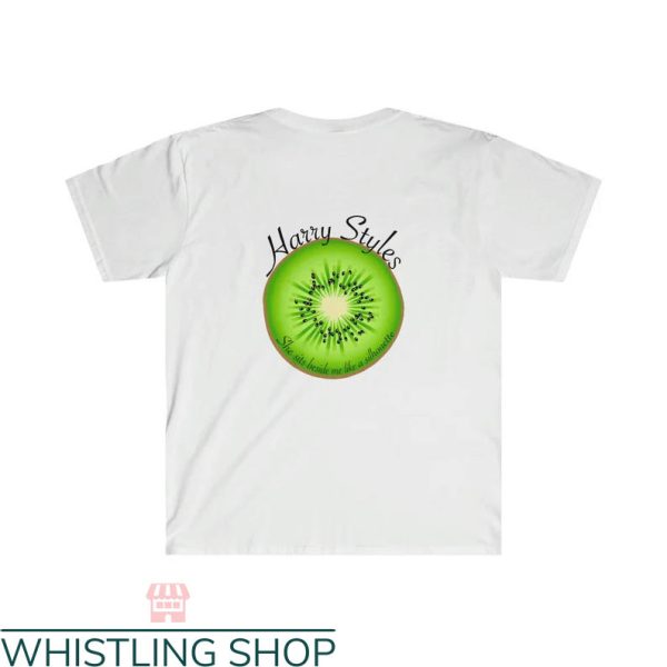 Harry Styles Kiwi T-shirt She Sits Beside Me Like A Silhouette