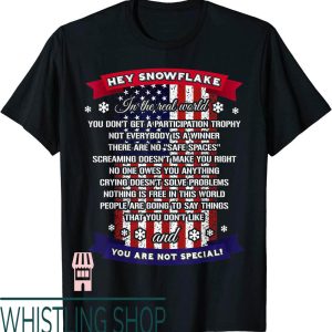 Hey Snowflake T-Shirt Proud Army Gift