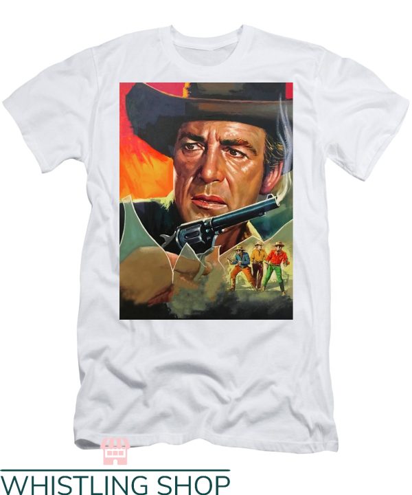 High Noon T-Shirt Gary Cooper Painting High Noon Movie Shirt