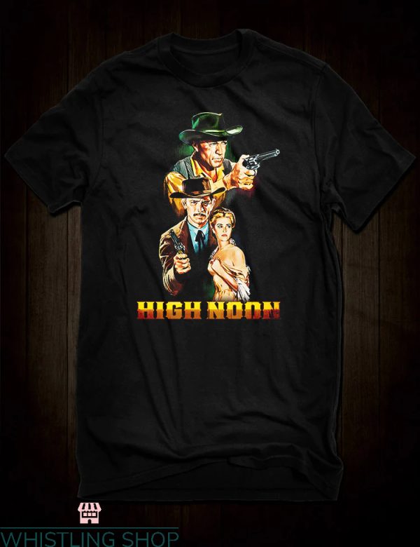 High Noon T-Shirt Three Characters in High Noon Movie Shirt