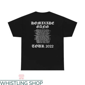 Homixide Gang T-shirt Free Demon Free Problem Tour 2022