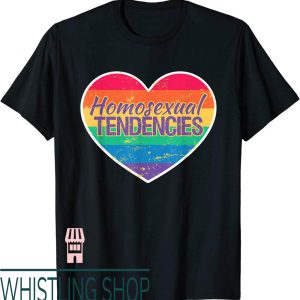 Homosexual Tendencies T-Shirt For Rainbow Vintage