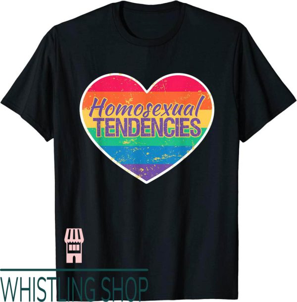 Homosexual Tendencies T-Shirt For Rainbow Vintage