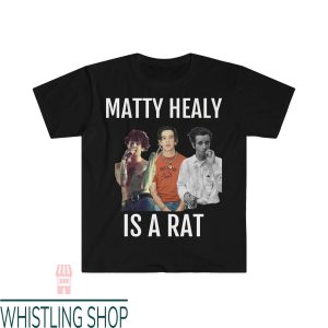 I Hate Matty Healy T-Shirt Soft Style Text