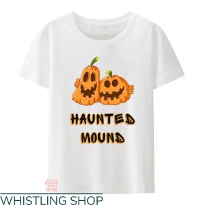 I Love Haunted Mound T-shirt Halloween Pumpkin T-shirt