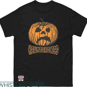 I Love Haunted Mound T-shirt Hauntaholics Ghost Pumpkin