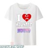 I Love Haunted Mound T-shirt Horror Heart Shape T-shirt