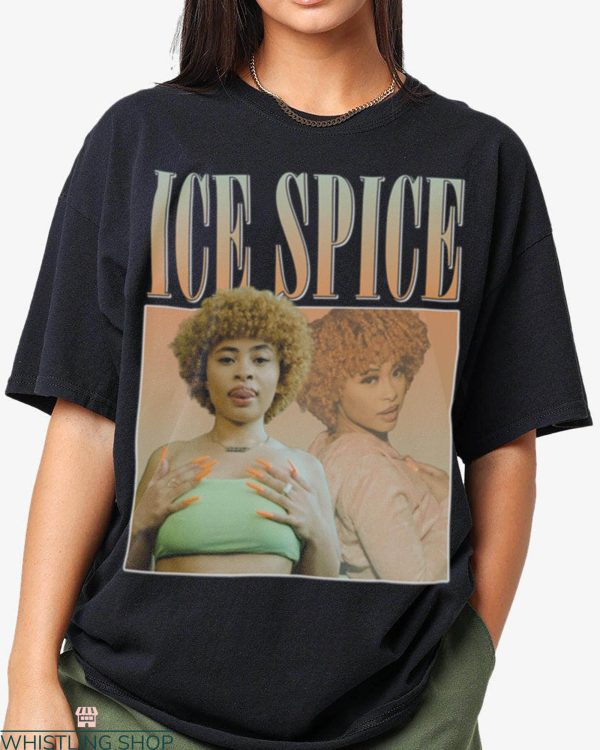 Ice Spice T-Shirt Cool Rap Pop Bootleg Hip Hop Viral Tee
