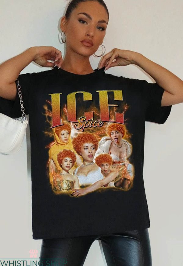 Ice Spice T-Shirt Vintage 90s Rapper Munch Bikini Summer