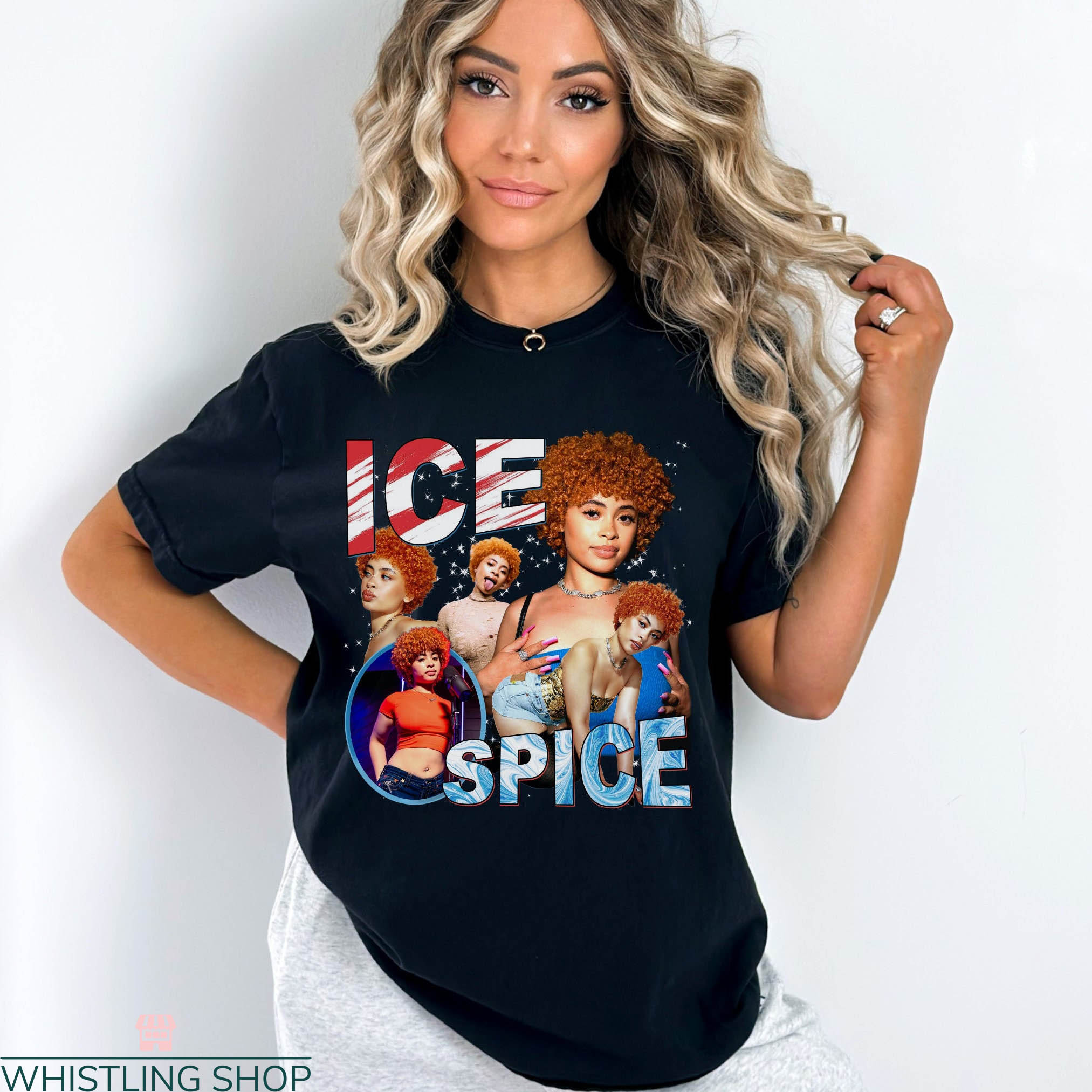 Ice Spice T Shirt Vintage Hip Hop 2000s Bootleg Rap Munch 