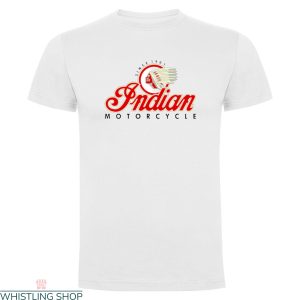 Indian Motorcycle T-Shirt Logo Classic Biker Retro Tee