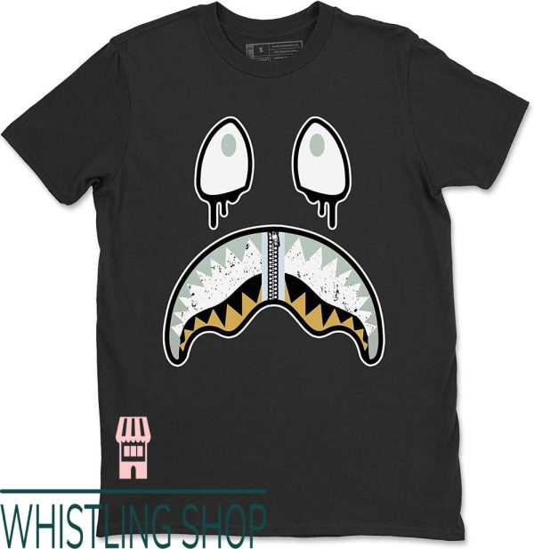 Jade Horizon T-Shirt Graphic Shark Face Design 5 Matching