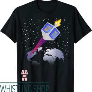 Jewish Space Laser T-Shirt Jewish Laser Universe Space Shirt