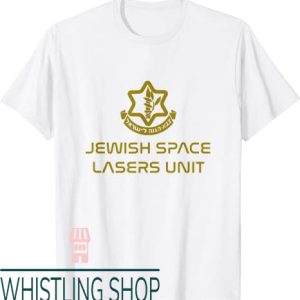 Jewish Space Laser T-Shirt Jewish Space Lasers Unit Logo