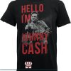 Johnny Cash Middle Finger T-shirt Hello I’m Johnny Cash