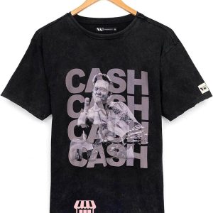 Johnny Cash Middle Finger T-shirt The Trending Rock Artist