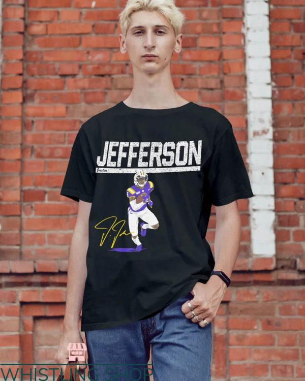 Justin Jefferson T-shirt Justin Jefferson Signature T-shirt