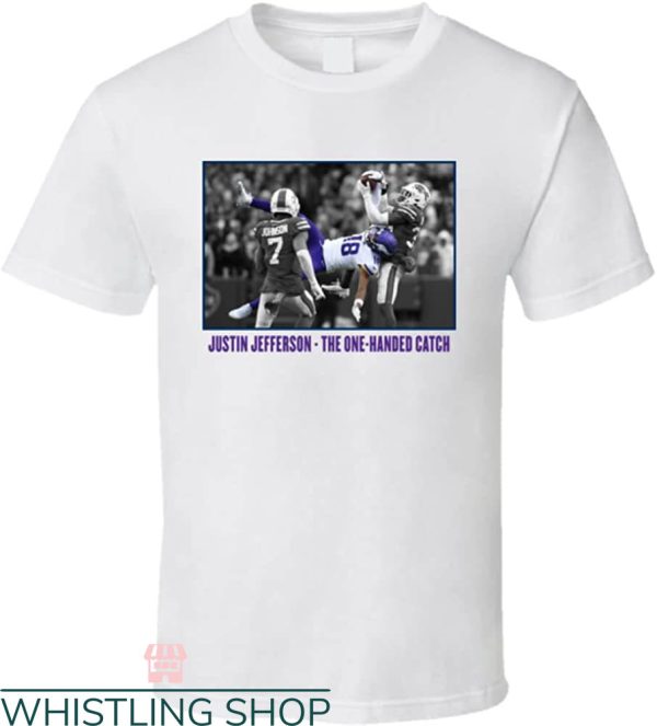 Justin Jefferson T-shirt The One Handed Catch T-shirt