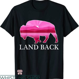 Land Back T-shirt Land Back Pinky Sunset T-shirt