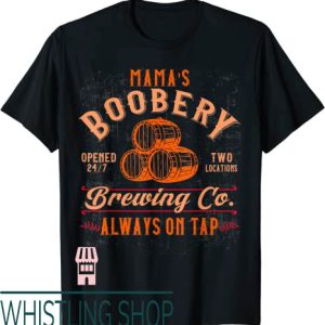 Mamas Boobery T-Shirt Mamas Boobery Brewing Orange Breweries