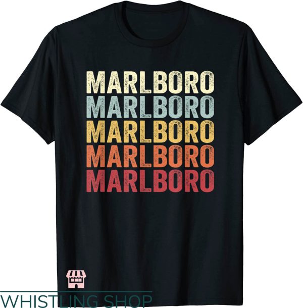 Marlboro Vintage T-shirt Marlboro New Jersey Colorful Shirt