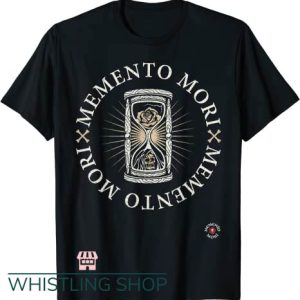 Memento Mori T Shirt Death Hourglass Graphic