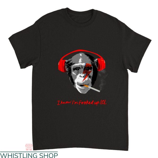 Mob Monkey T-Shirt Crazy Monkey Mafia Boss Primate King