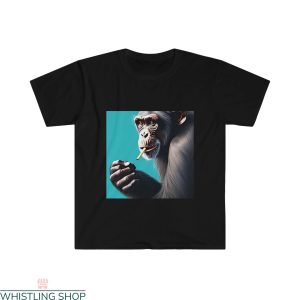 Mob Monkey T-Shirt Smoking Animal Gangster Funny Tee