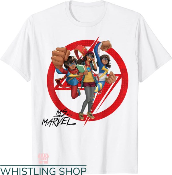 Ms Marvel T-shirt Ms Marvel Rising Secret Collage T-shirt