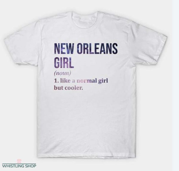 New Orleans T Shirt Funny New Orleans Art For Girls