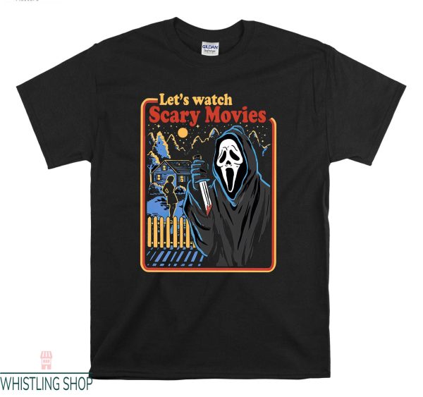 No You Hang Up Scream T Shirt Lets Watch Scary Movie Scream