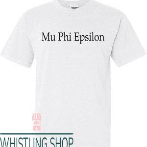 Phi Mu T-Shirt Epsilon Clean Simple Comfort Colors