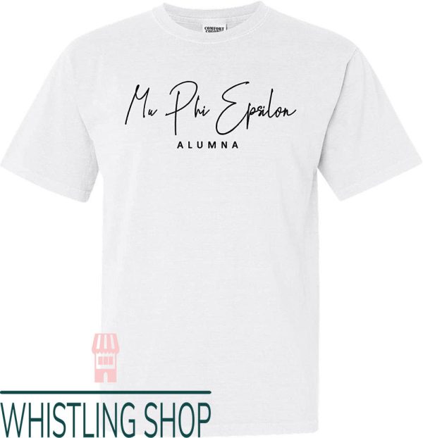 Phi Mu T-Shirt Epsilon Sorority Alumna Comfort Colors