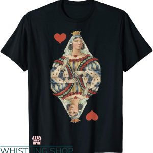 Queen Of Hearts T-Shirt French Art The Queen Of Hearts Shirt