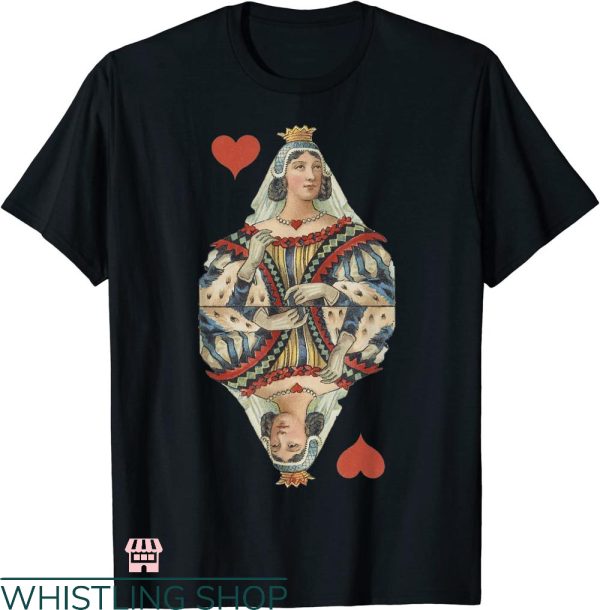 Queen Of Hearts T-Shirt French Art The Queen Of Hearts Shirt