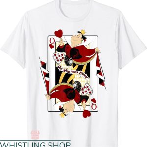Queen Of Hearts T-Shirt Queen Of Hearts Playing Card T-Shirt