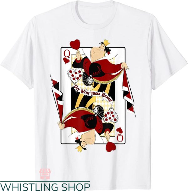 Queen Of Hearts T-Shirt Queen Of Hearts Playing Card T-Shirt