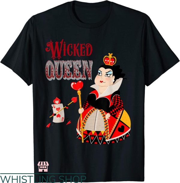 Queen Of Hearts T-Shirt Wicked Queen Of Hearts Wonderland