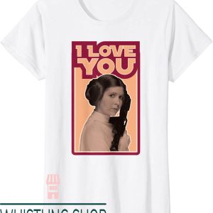 Real Love T-Shirt Star Wars Valentines Day Princess Leia