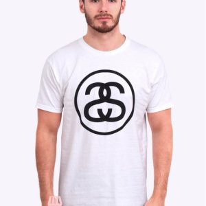 S&S T-Shirt S&S Black Circle Logo Center T-Shirt