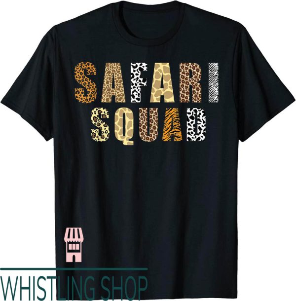 Safari Mix Dunks T-Shirt Safari Zoologist African Animal