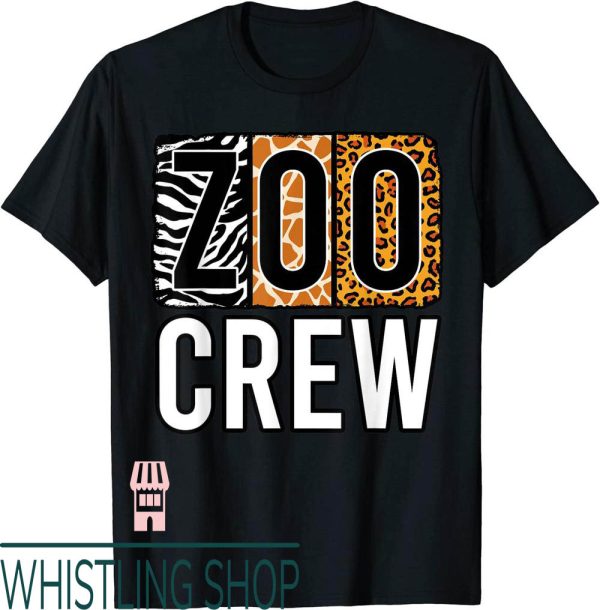 Safari Mix Dunks T-Shirt Zoo Crew Zookeeper Costume Wildlife