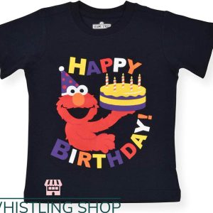 Sesame Street Birthday T-Shirt Boys’ Happy Birthday T-Shirt