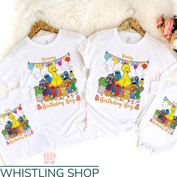 Sesame Street Birthday T-Shirt Family Sesame Street Birthday