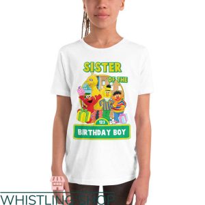 Sesame Street Birthday T-Shirt Funny Friends Happy Birthday