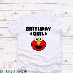 Sesame Street Birthday T-Shirt Happy Birthday The Cute Baby