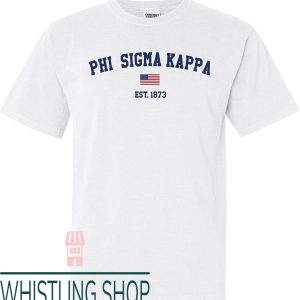 Sigma Kappa T-Shirt Phi Comfort Colors Sig USA Flag