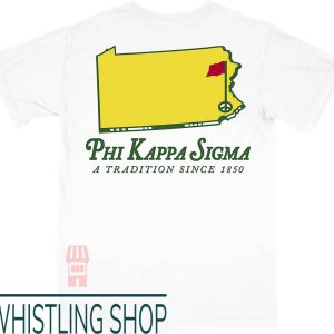 Sigma Kappa T-Shirt Phi Fraternity Golf Comfort Color Pocket