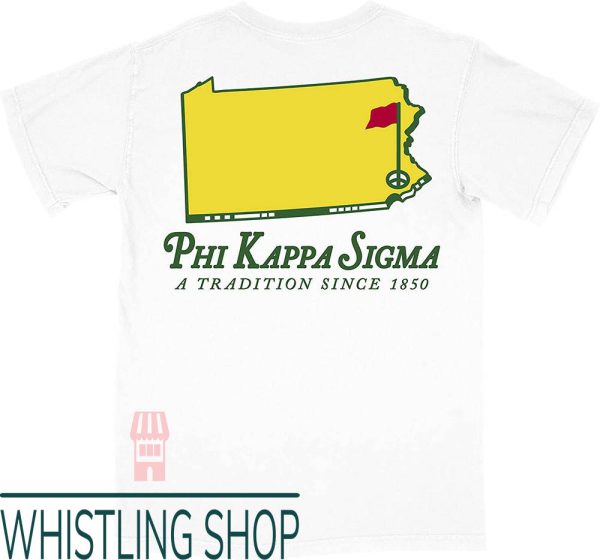 Sigma Kappa T-Shirt Phi Fraternity Golf Comfort Color Pocket