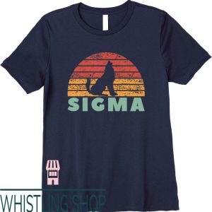 Sigma Kappa T-Shirt Vintage Wolf Retro